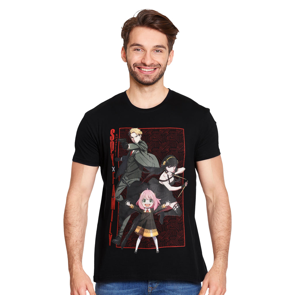Produktbild Spy x Family - Group Poster T-Shirt schwarz