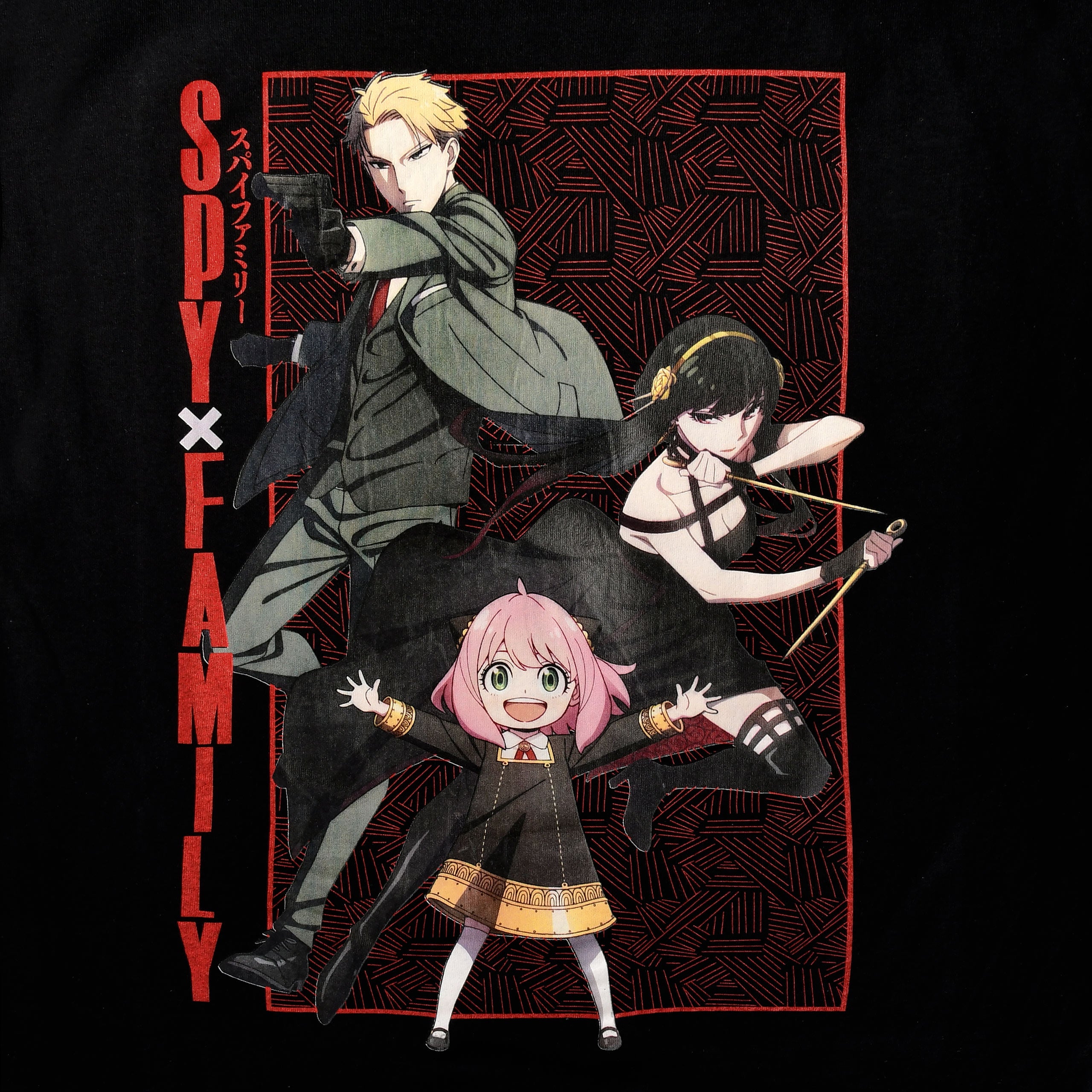 Produktbild Spy x Family - Group Poster T-Shirt schwarz