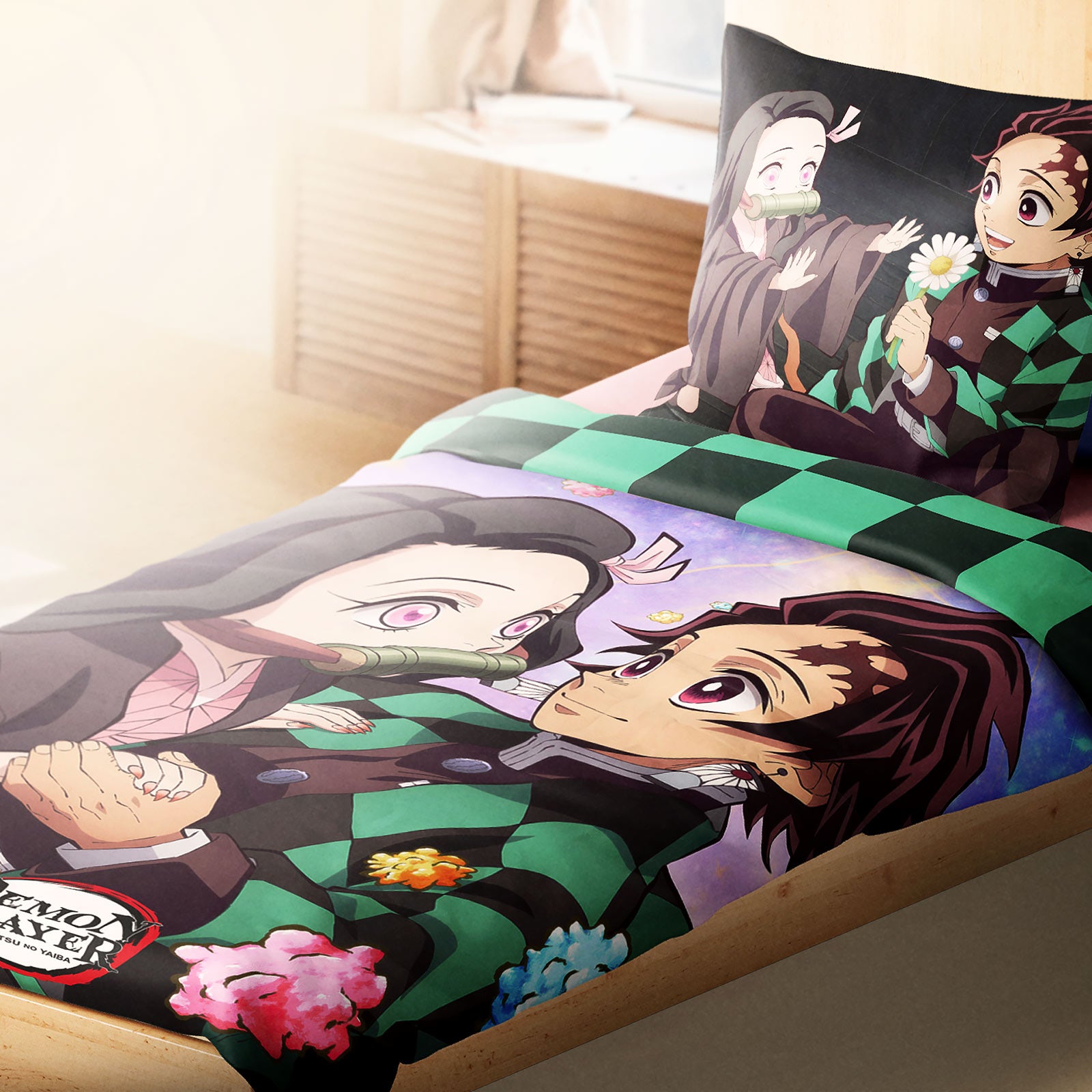Produktbild Demon Slayer - Nezuko und Tanjiro Bettwäsche