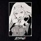Product image Darling in the Franxx - Zero Two Black Crew T-Shirt black