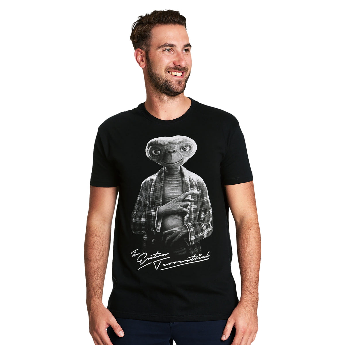 Produktbild E.T. - Monochrome Character T-Shirt schwarz