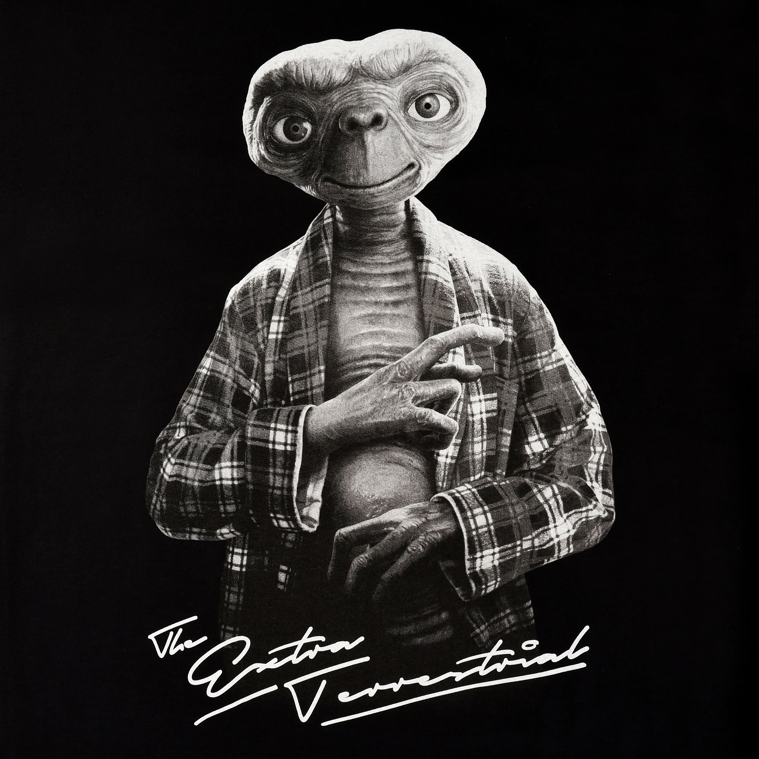 Produktbild E.T. - Monochrome Character T-Shirt schwarz