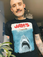 Produktbild Der weiße Hai - Jaws Poster Shirt schwarz