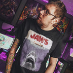 Produktbild Der weiße Hai - Jaws Poster Shirt schwarz