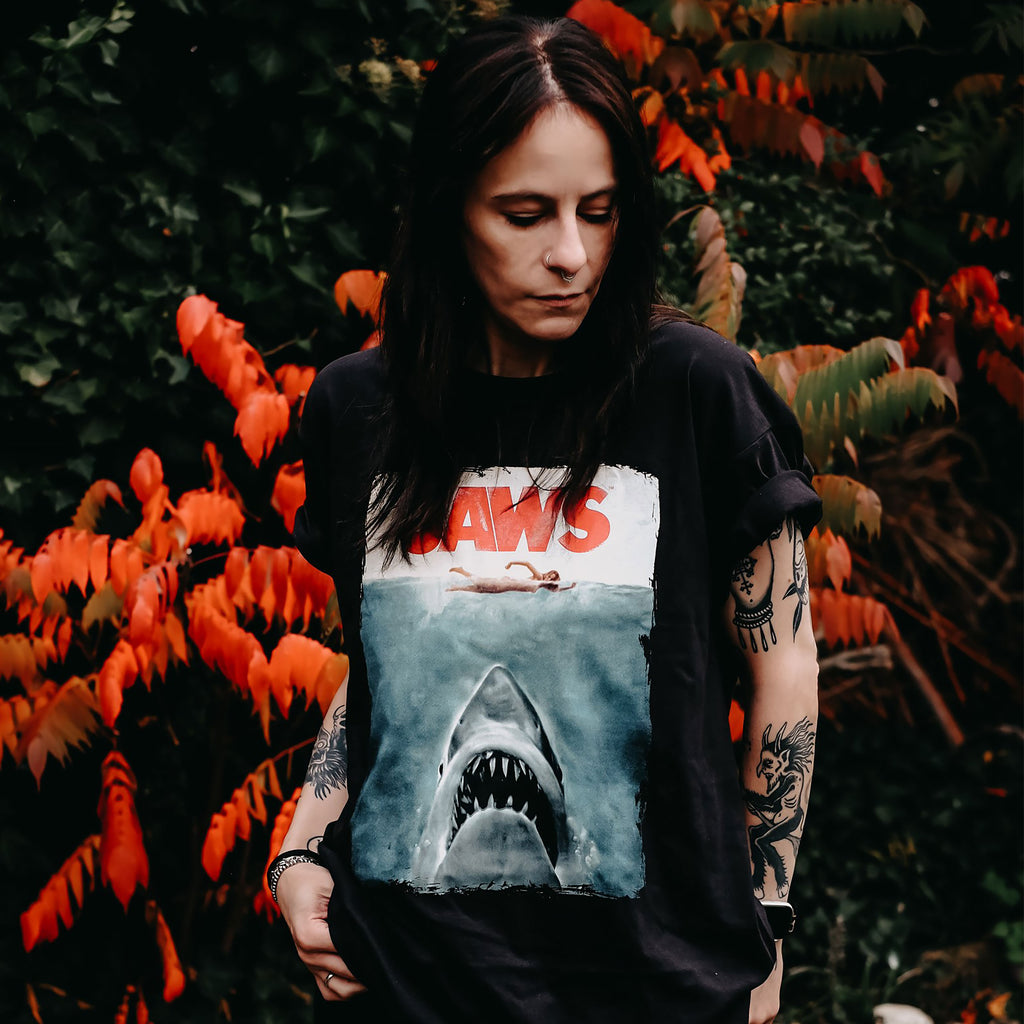 Produktbild Der weiße Hai - Jaws Poster Shirt schwarz