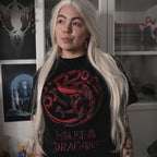 Produktbild House of the Dragon - Logo T-Shirt schwarz