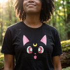 Produktbild Sailor Moon - Luna T-Shirt Damen schwarz