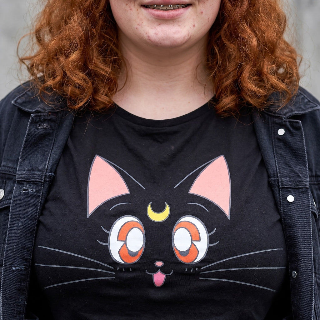 Produktbild Sailor Moon - Luna T-Shirt Damen schwarz
