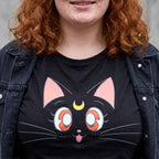 Produktbild Sailor Moon - Luna T-Shirt Damen schwarz
