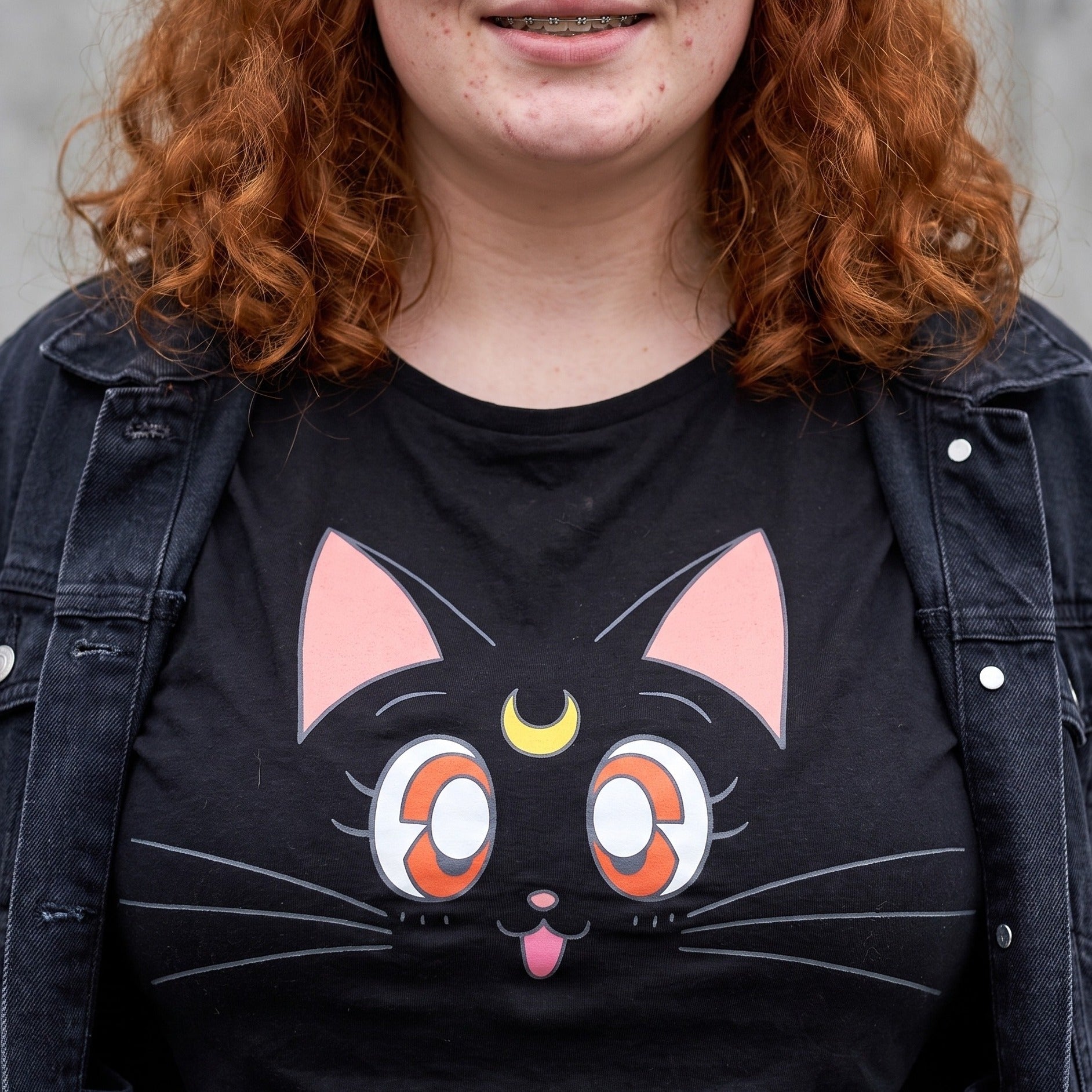 Produktbild Sailor Moon - Luna T-Shirt Damen schwarz