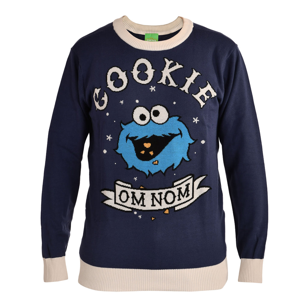 Produktbild Krümelmonster Cookie Om Nom Strickpullover - Sesamstraße