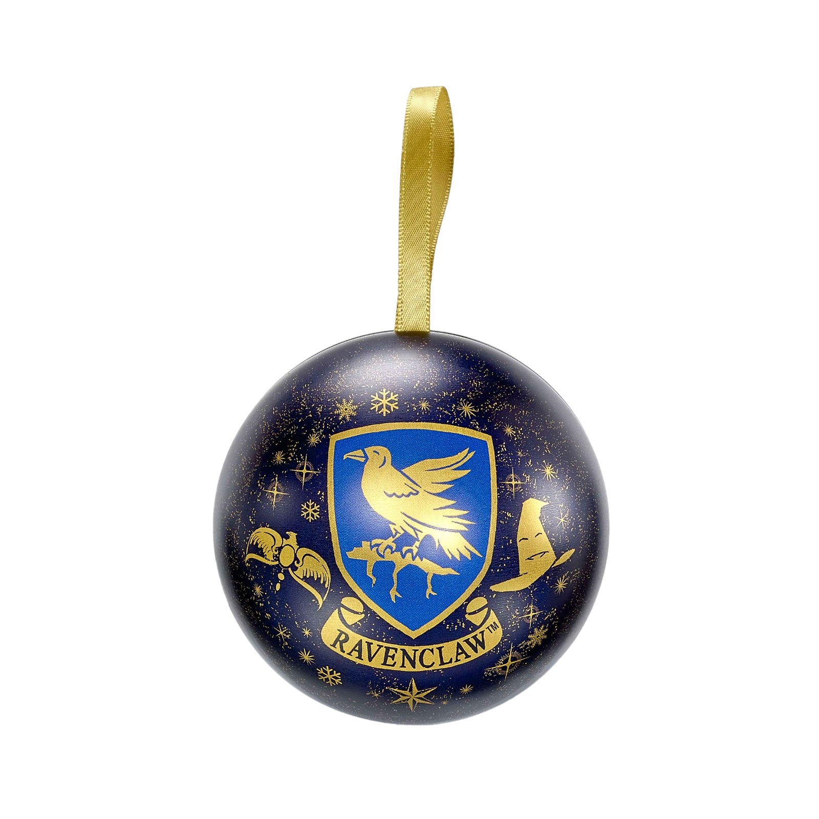 Produktbild Harry Potter - Weihnachtskugel mit Ravenclaw Wappen Kette
