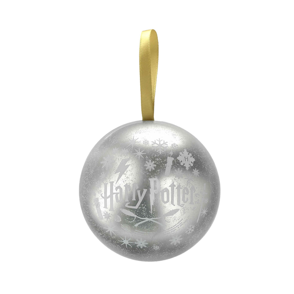 Produktbild Harry Potter - Weihnachtskugel mit Hufflepuff Wappen Kette