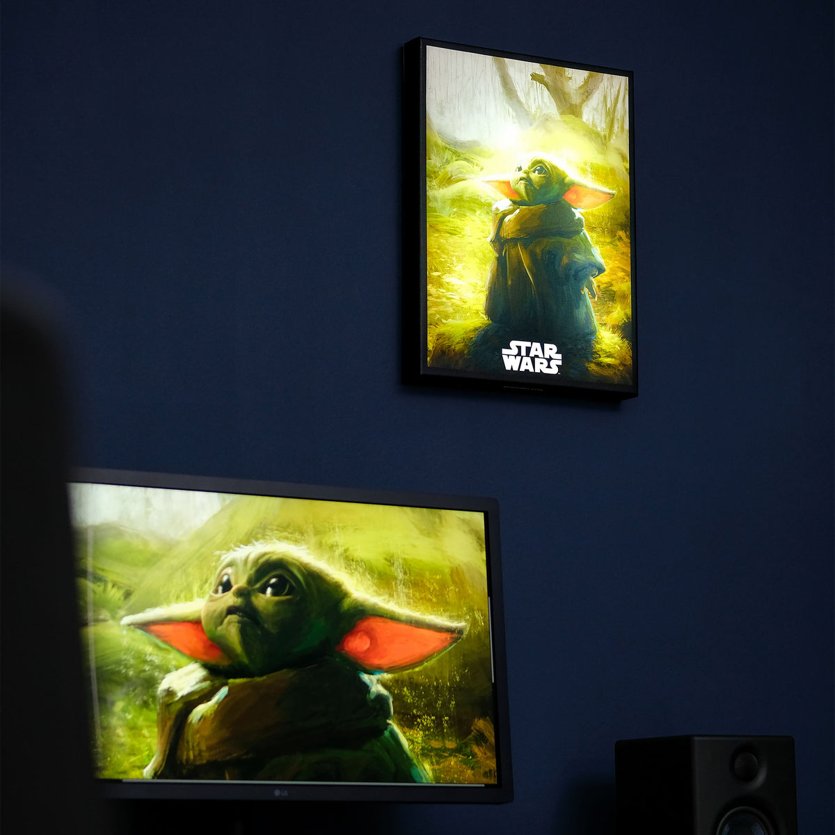 Produktbild Grogu Wandbild mit Licht - Star Wars The Mandalorian