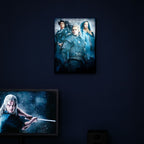 Produktbild Witcher - Ciri, Yennefer & Geralt Wandbild mit Licht