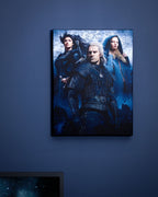 Produktbild Witcher - Ciri, Yennefer & Geralt Wandbild mit Licht