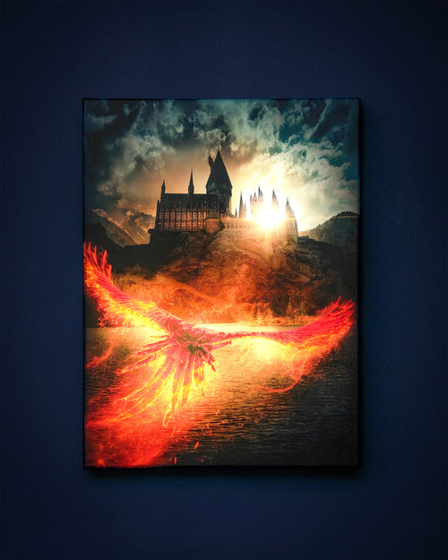 Produktbild Dumbledores Geheimnisse Wandbild mit Licht - Harry Potter