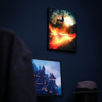 Produktbild Dumbledores Geheimnisse Wandbild mit Licht - Harry Potter