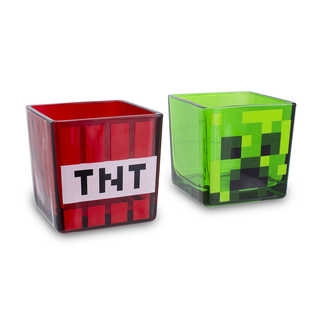 Produktbild Minecraft - Creeper und TNT Gläser 2er Set