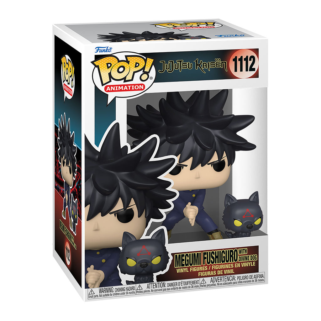 Produktbild Jujutsu Kaisen - Megumi mit Hund Funko Pop Figur