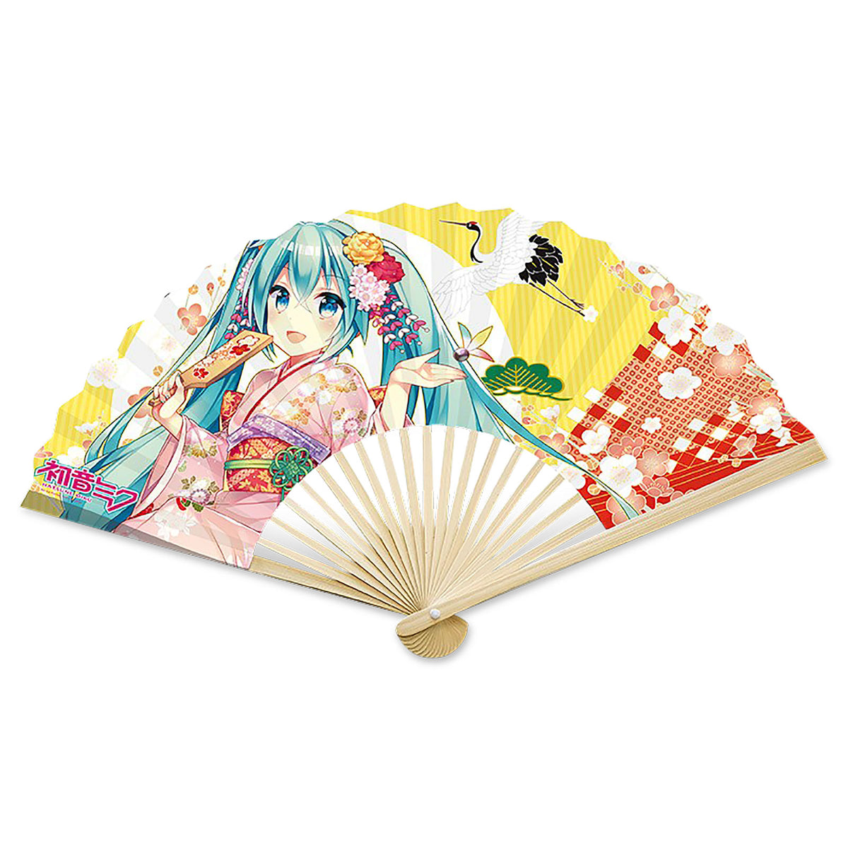 Produktbild Hatsune Miku- Miku & Twins Kimono Fächer