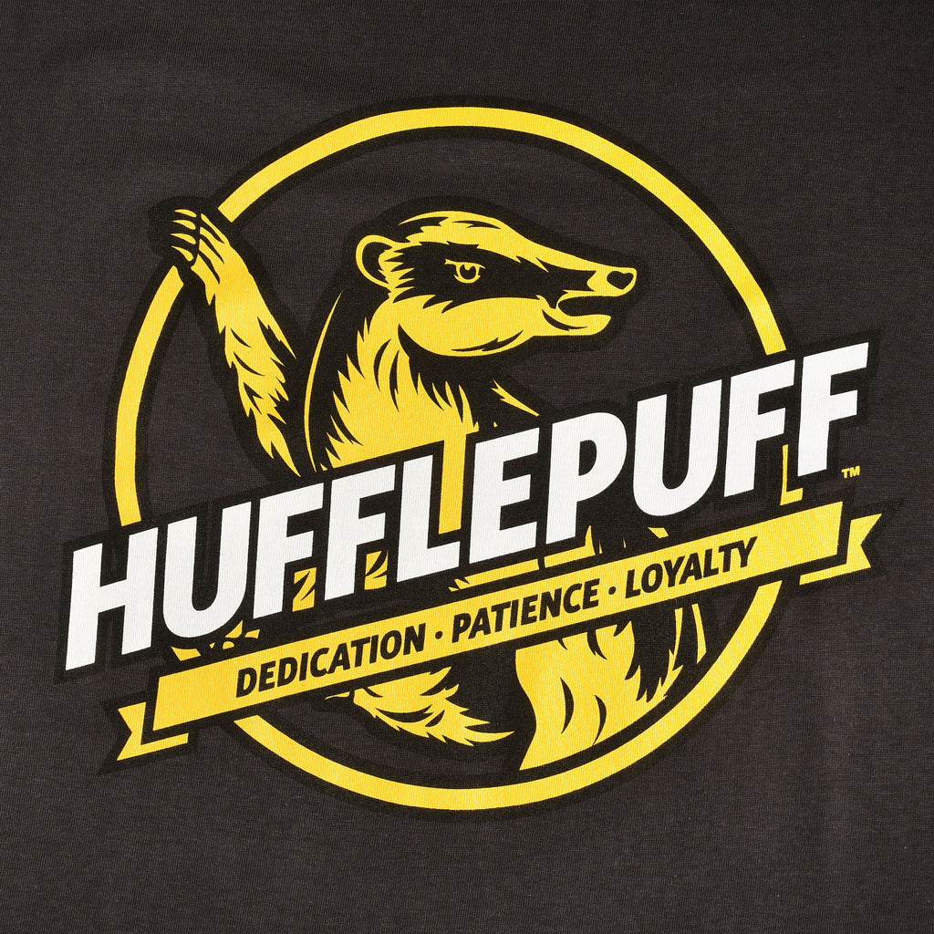 Produktbild Hufflepuff House Values T-Shirt grau - Harry Potter
