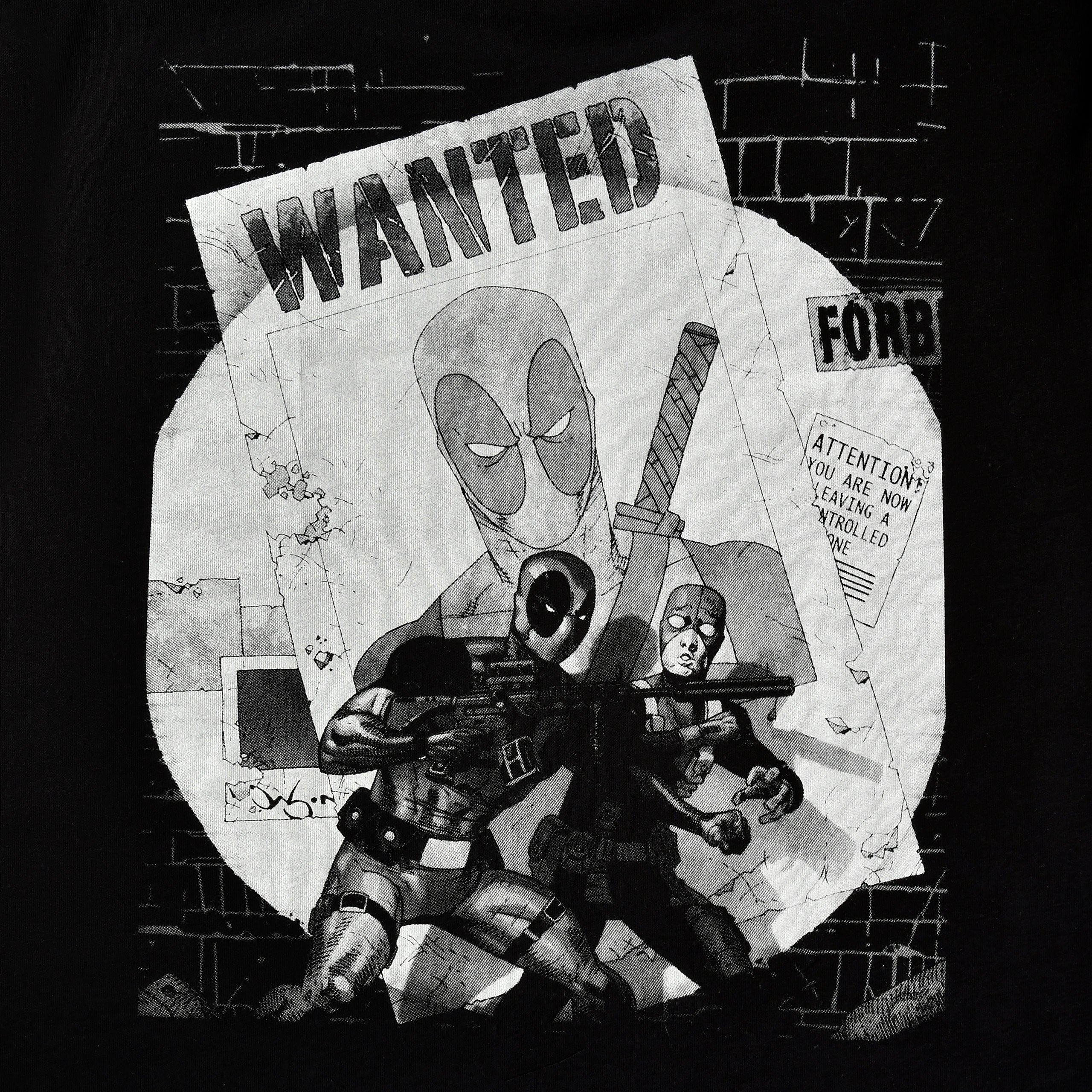 Produktbild Deadpool - Wanted T-Shirt schwarz