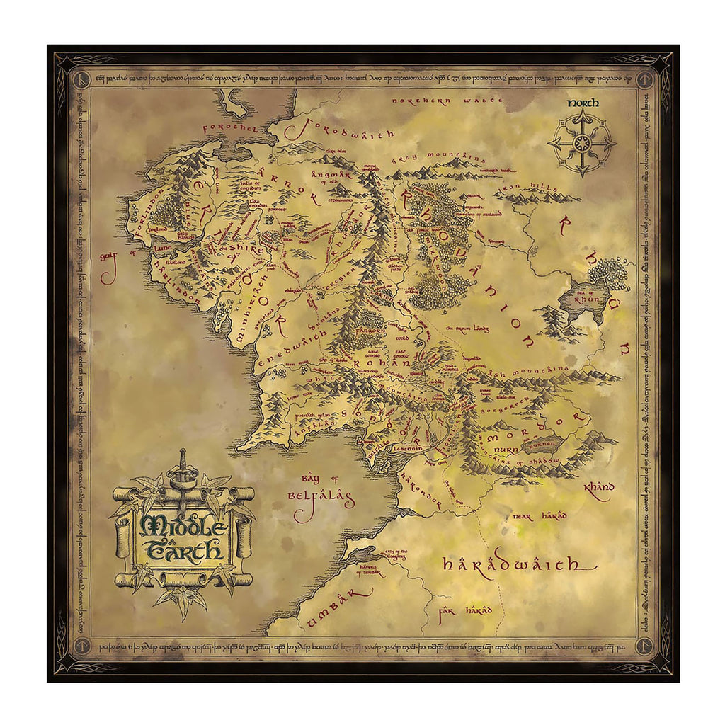 Produktbild Der Herr der Ringe - Karte von Mittelerde Puzzle