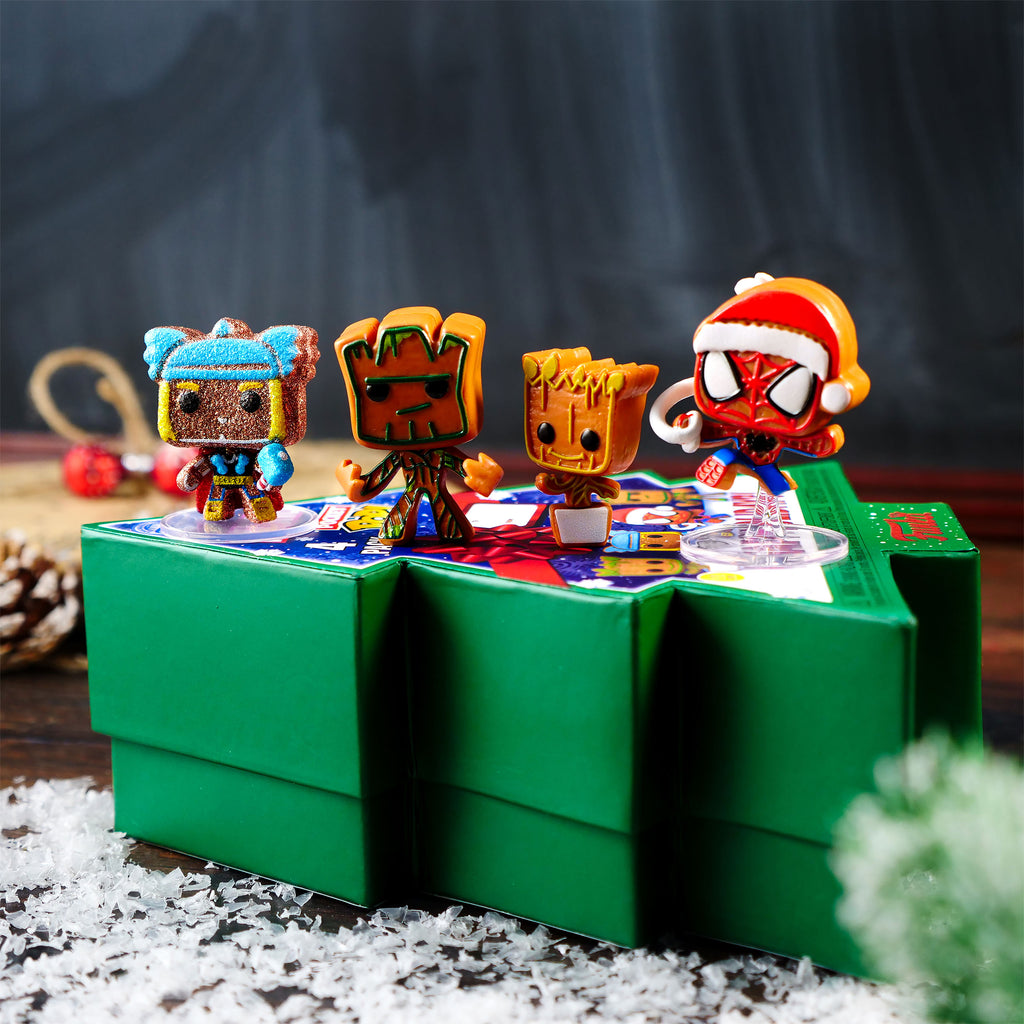 Produktbild Marvel - Happy Holidays Funko Pocket Pop 4er Figuren Set