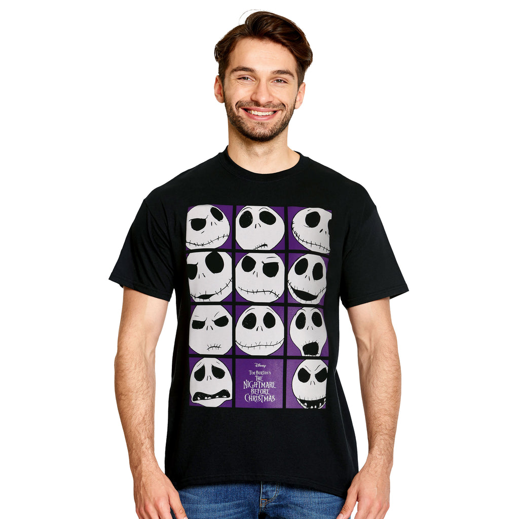 Produktbild Nightmare Before Christmas - Blockheads T-Shirt schwarz