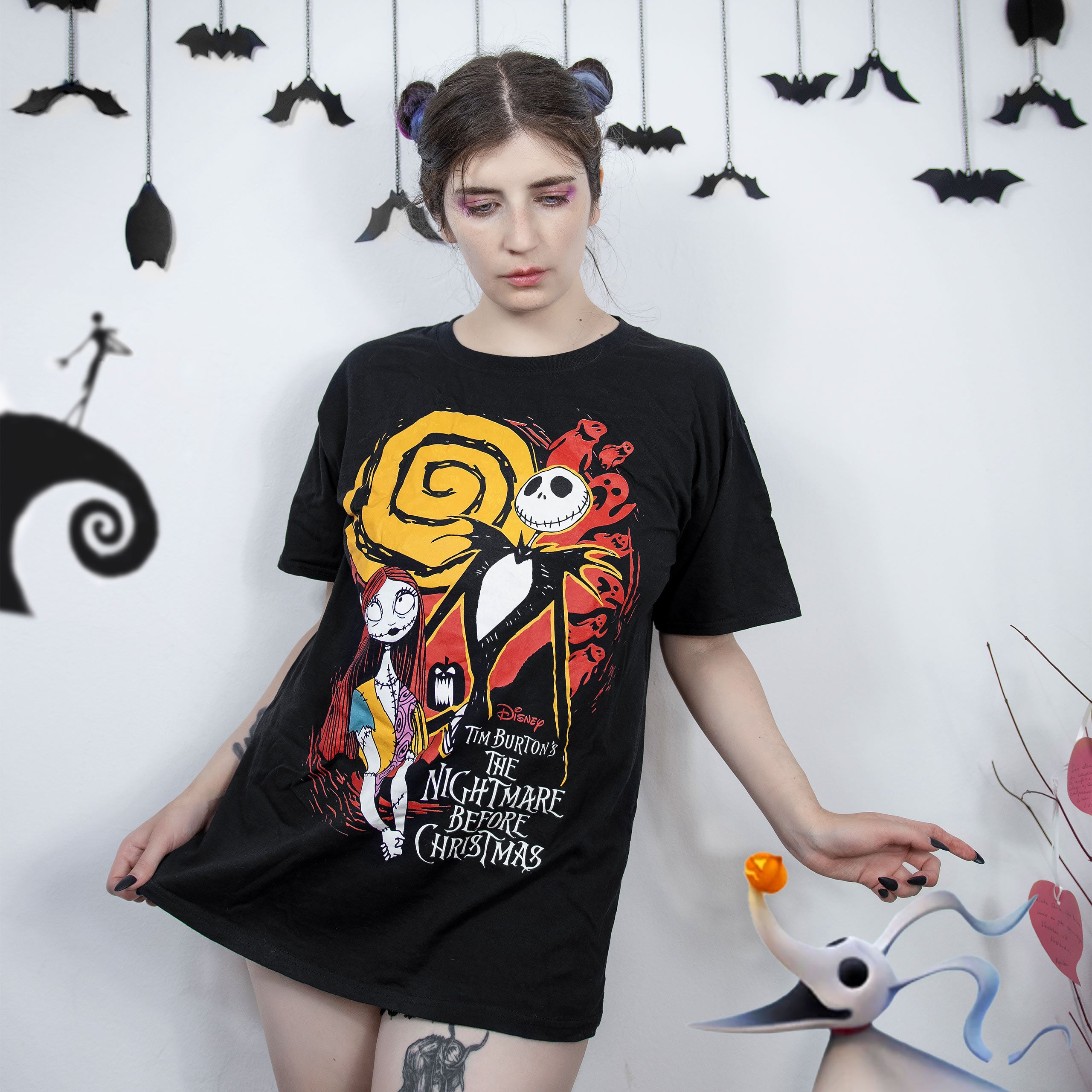 Produktbild Nightmare Before Christmas - Jack & Sally T-Shirt schwarz