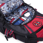 Produktbild Deadpool Logo Rucksack schwarz-rot