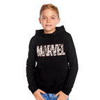 Produktbild Marvel Comic Logo Hoodie Kinder schwarz