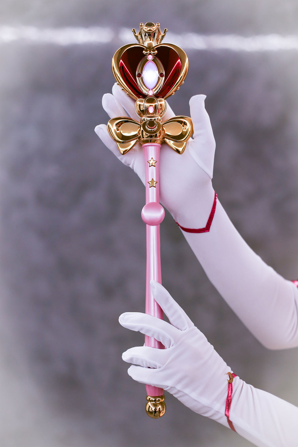 Produktbild Sailor Moon - Kosmisches Zepter der Mondherzen Replik