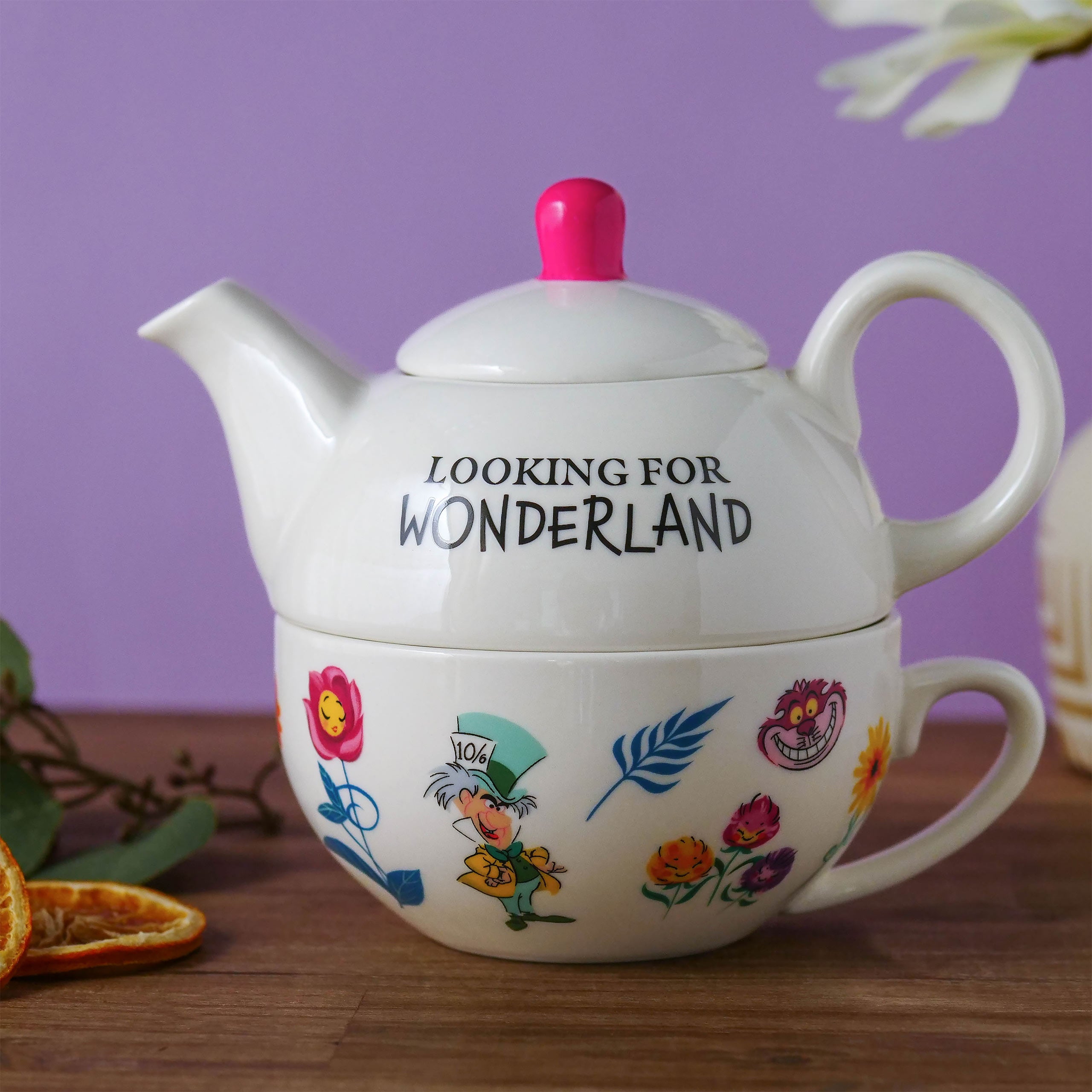 Produktbild Alice im Wunderland - Looking For Wonderland Teekanne mit Tasse