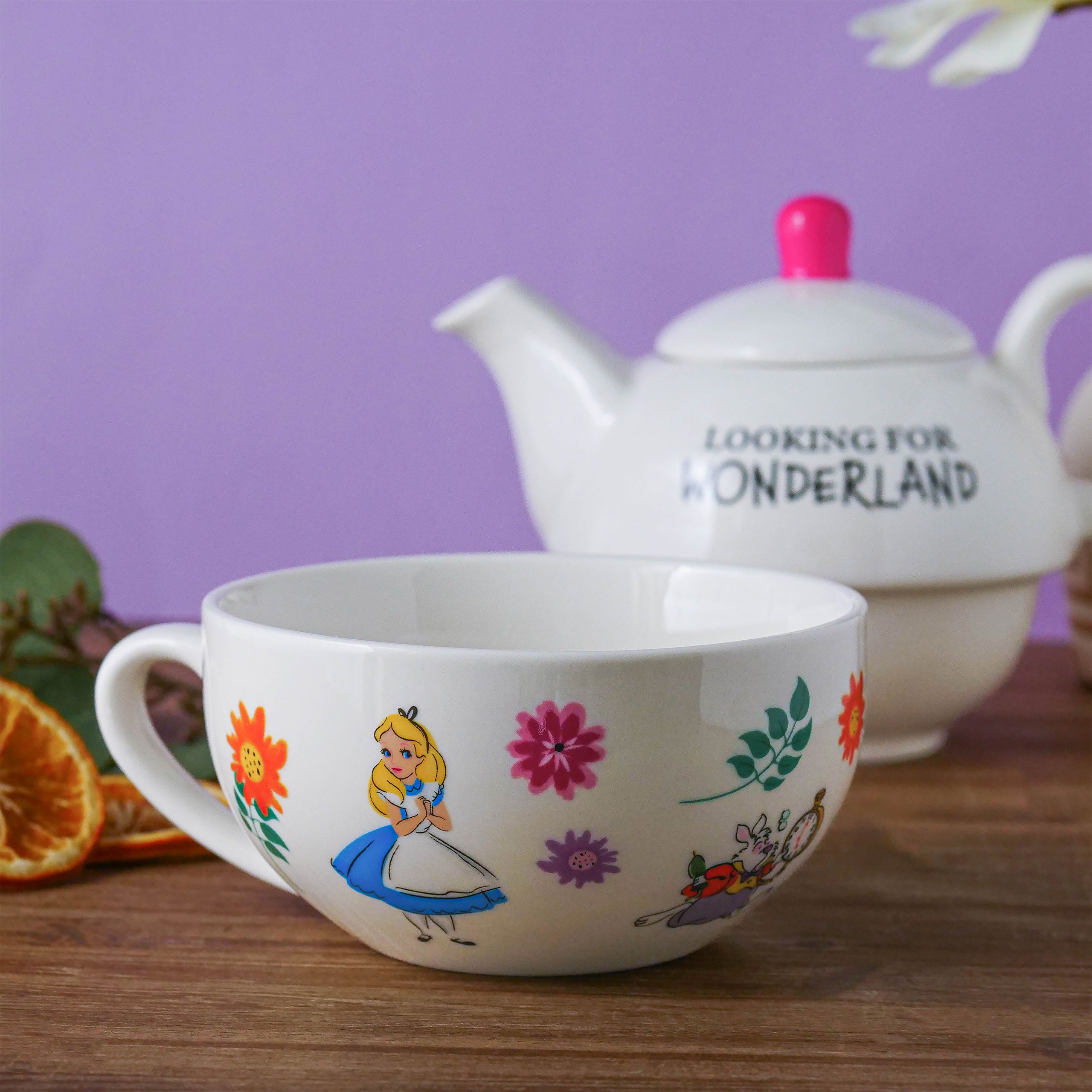 Produktbild Alice im Wunderland - Looking For Wonderland Teekanne mit Tasse