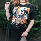 Produktbild Nightmare Before Christmas - Orange Moon T-Shirt schwarz