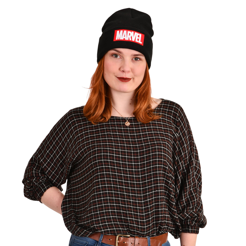 Produktbild Marvel Logo Beanie schwarz