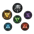 Produktbild Witcher - Symbols Button 6er Set