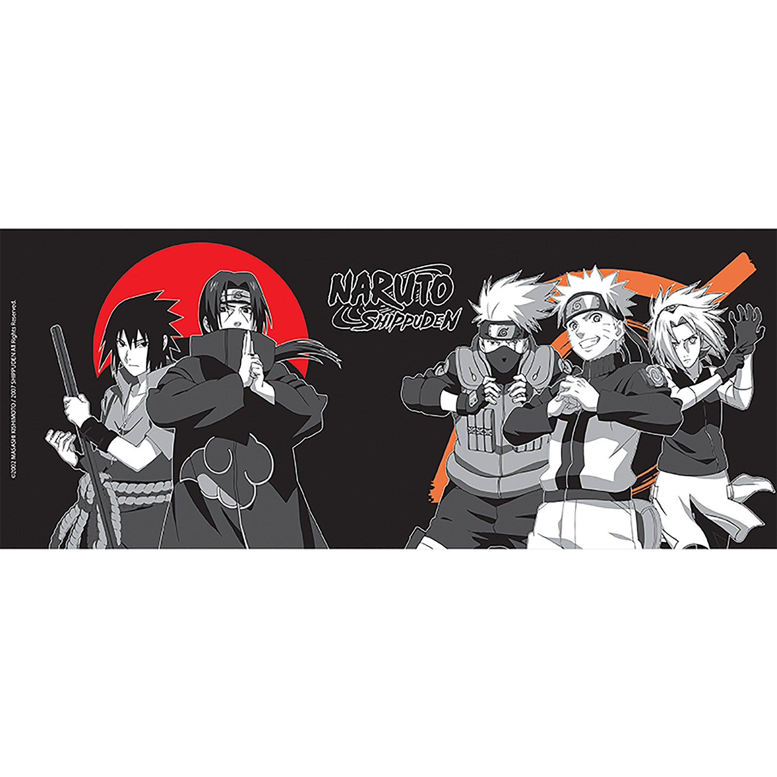 Produktbild Naruto Shippuden - Group Black & White Tasse