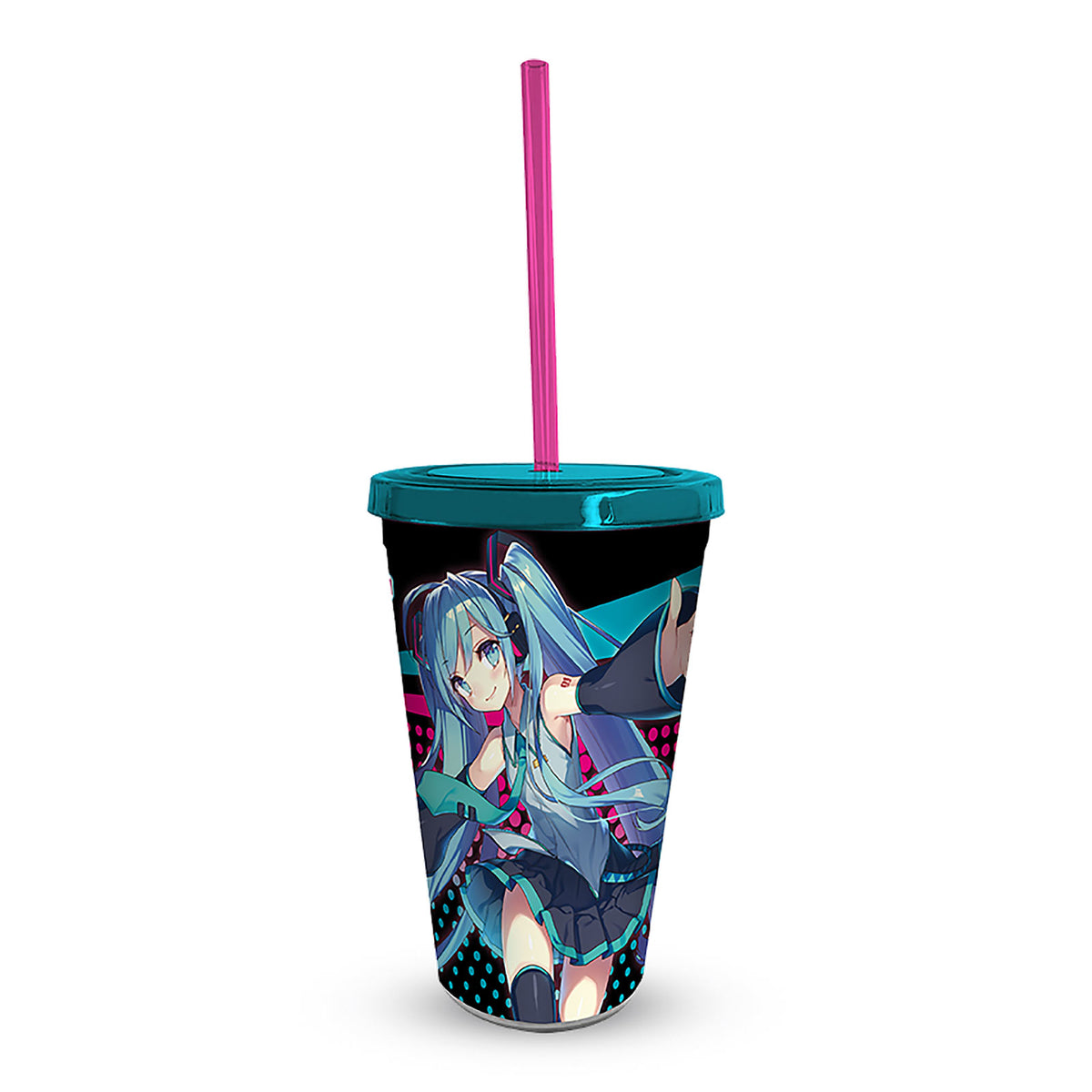 Produktbild Hatsune Miku - Trinkbecher mit Strohhalm