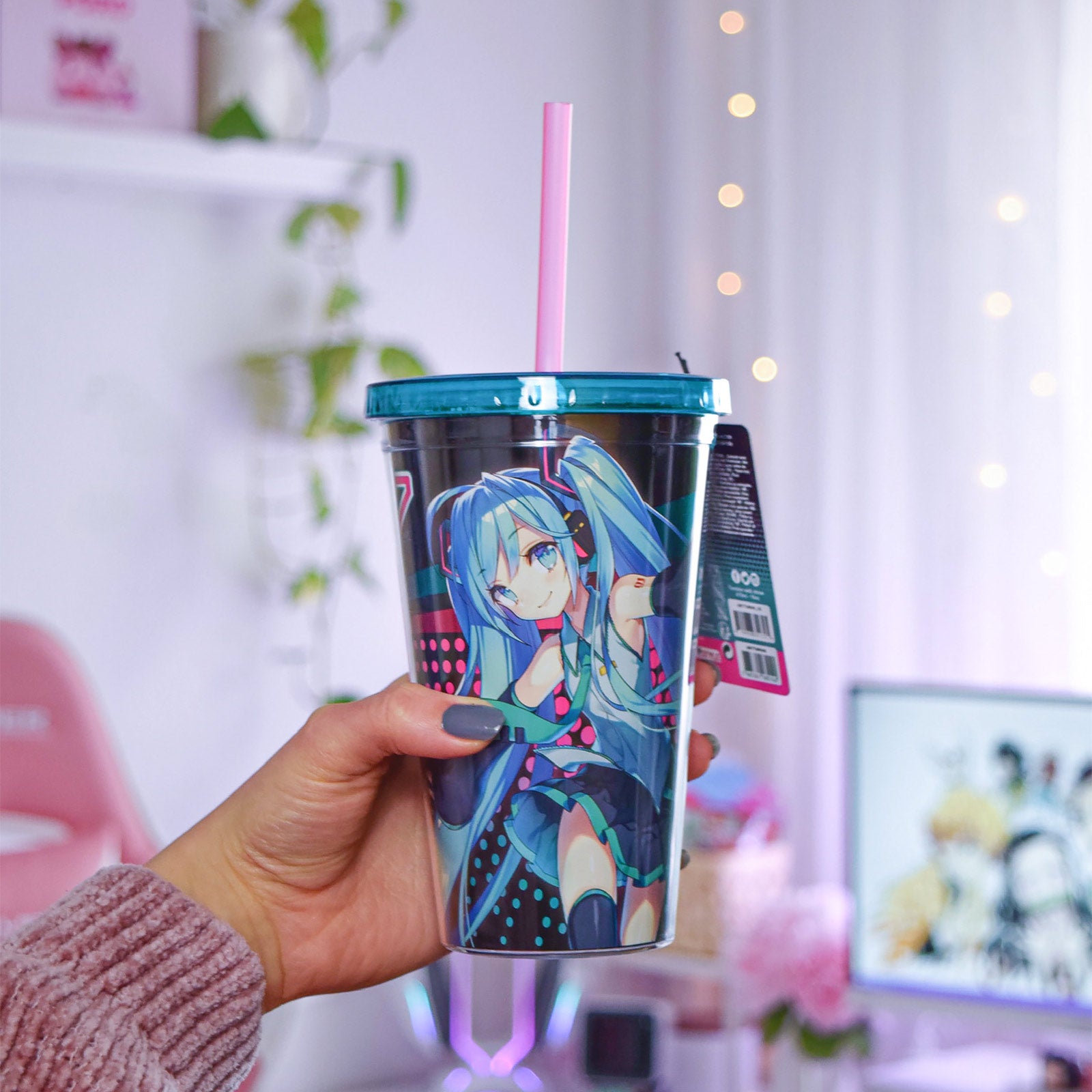 Produktbild Hatsune Miku - Trinkbecher mit Strohhalm