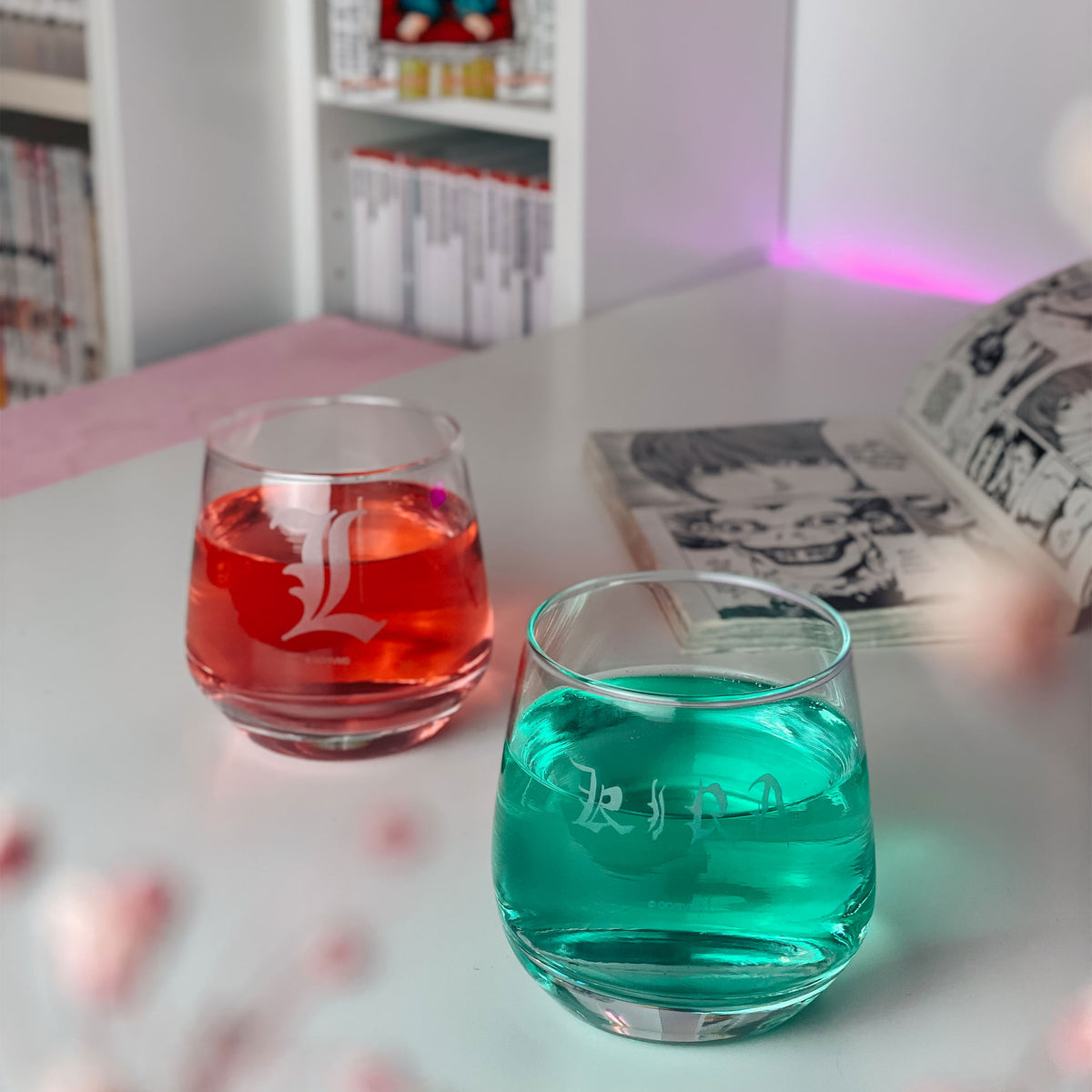 Produktbild Death Note - Kira & L Gläserset