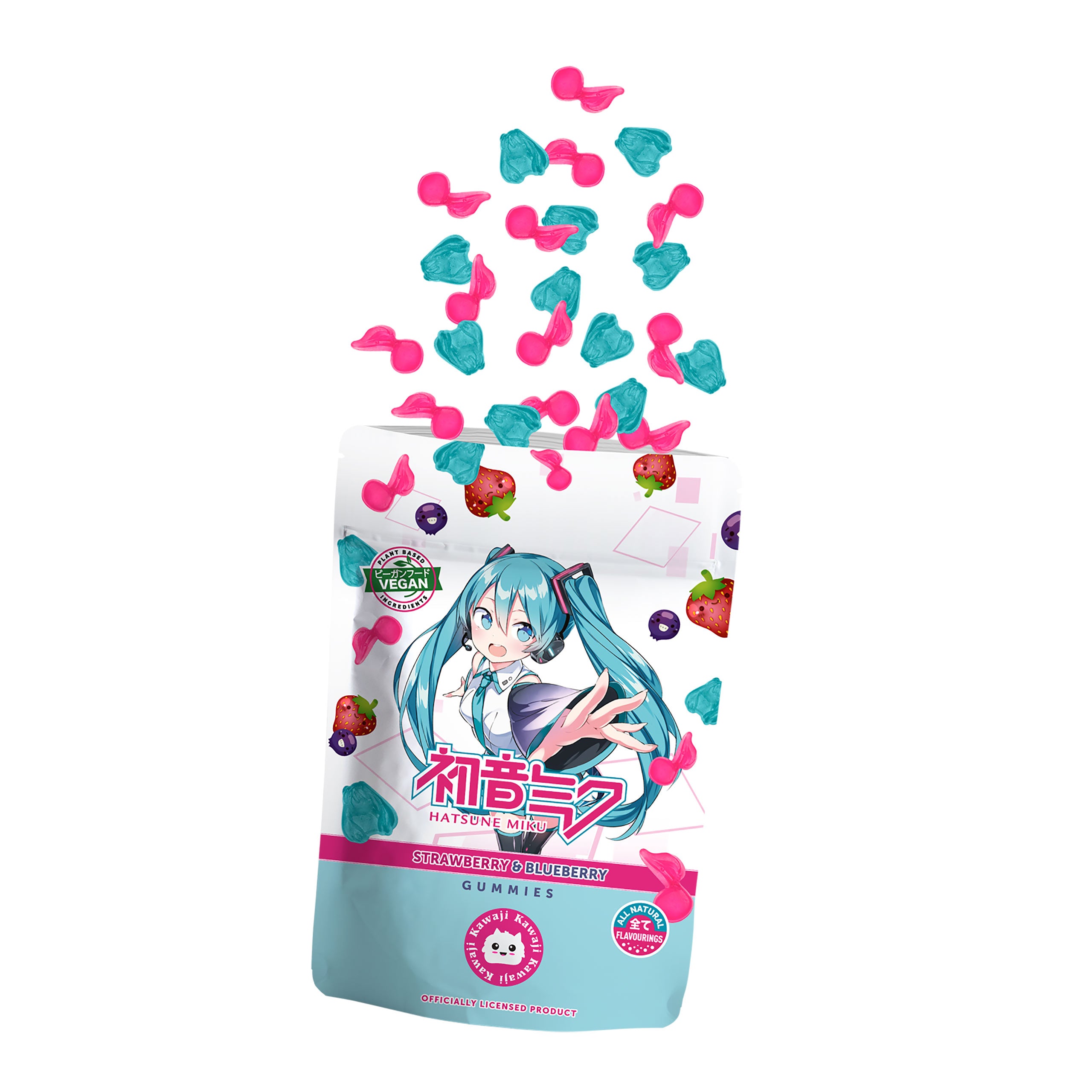 Produktbild Hatsune Miku - Powerbeärs Kawaii Fruchtgummis Vegan