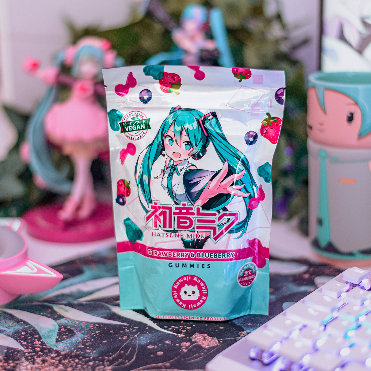 Produktbild Hatsune Miku - Powerbeärs Kawaii Fruchtgummis Vegan