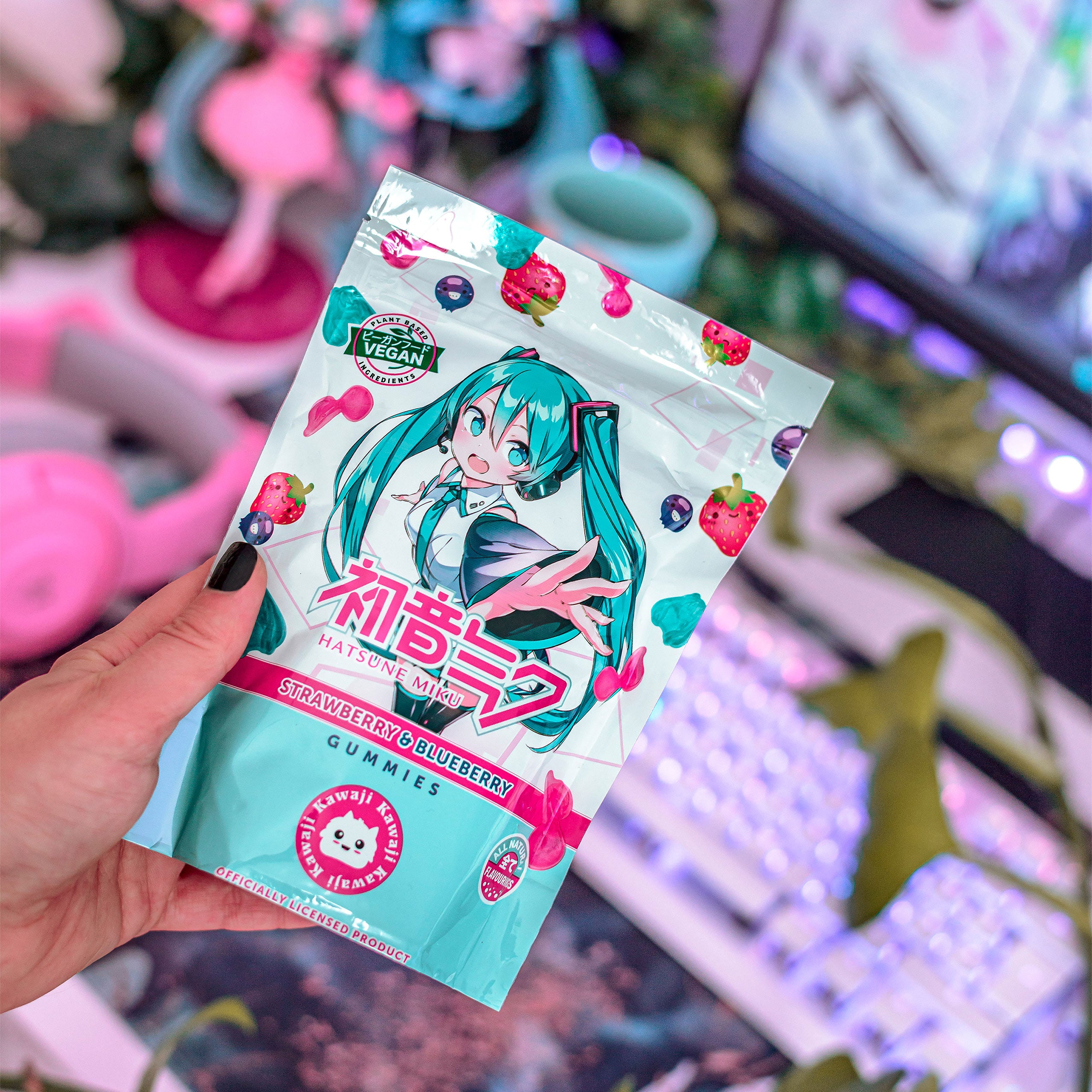 Produktbild Hatsune Miku - Powerbeärs Kawaii Fruchtgummis Vegan