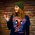 Produktbild Deadpool Christmas T-Shirt mit Funko Pop Figur