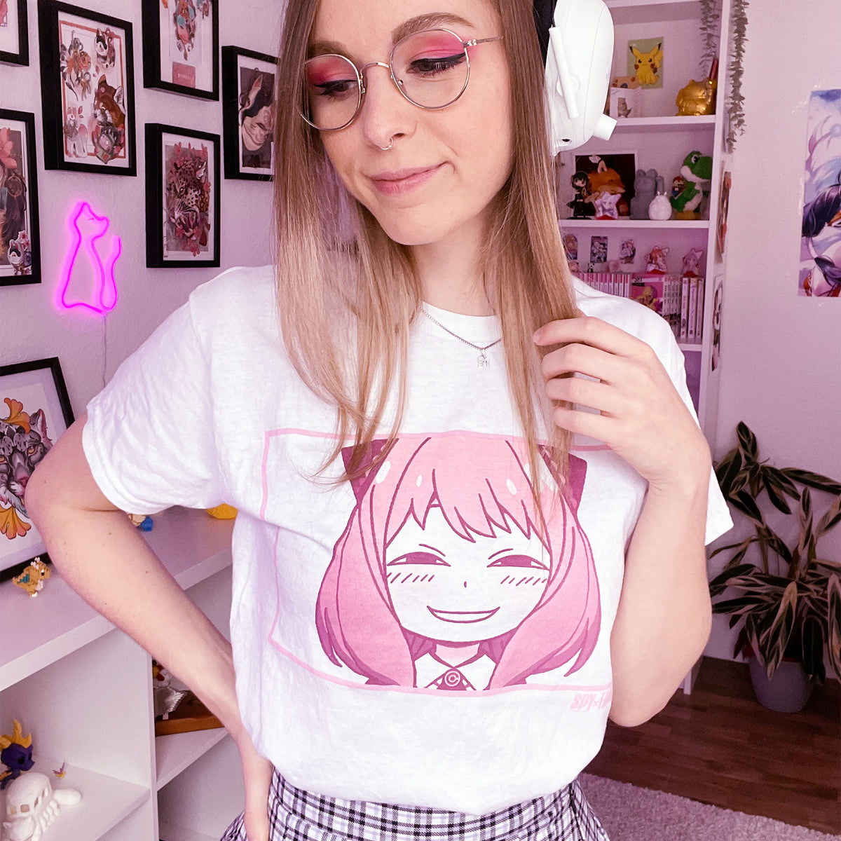 Produktbild Spy x Family - Anya Forger Close Up Face T-Shirt weiß