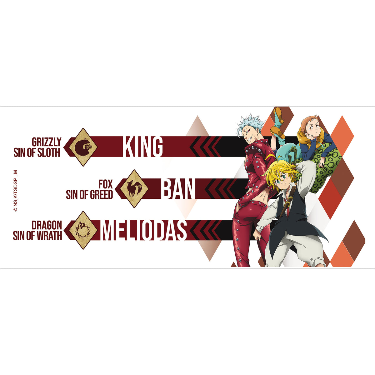 Produktbild Seven Deadly Sins - Meliodas, Ban & King Tasse