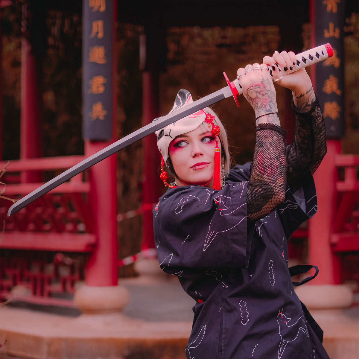 Produktbild Giyu Katana für Demon Slayer Fans